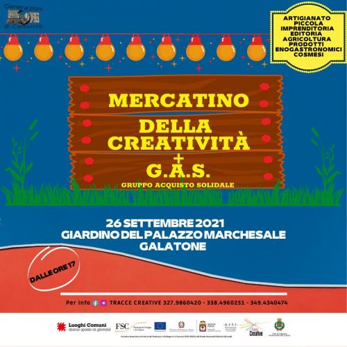 Mercatino della Creatività + G.A.S.
