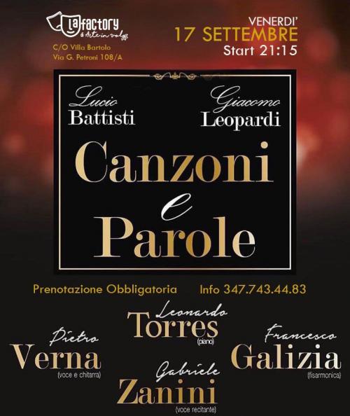 Canzoni e Parole