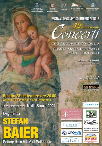 8° Concerto del Festival Organistico Internazionale "Santa Maria del Passo" e "San Domenico"