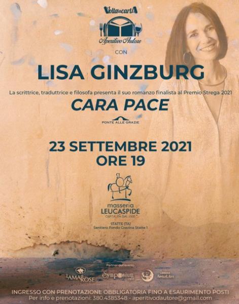 Aperitivo d'Autore con Lisa Ginzburg
