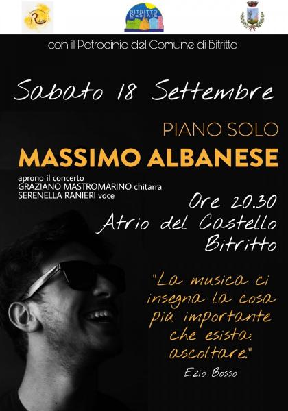 Piano Solo - Massimo Albanese in concerto