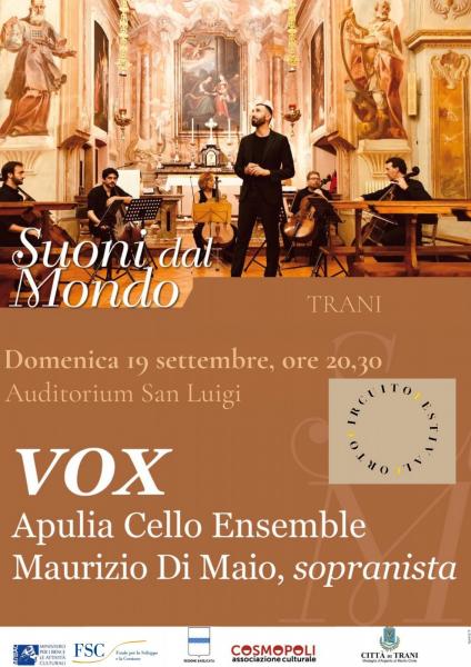 Vox - Quintetto di Violoncelli e Sopranista