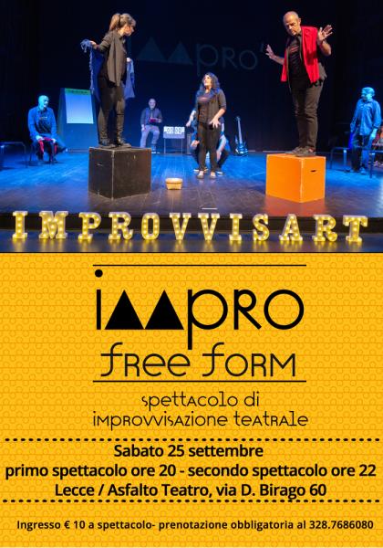 Impro Free Form - spettacolo di Improvvisazione Teatrale