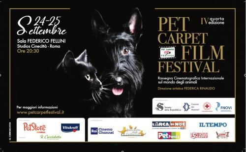 Pet Carpet Film Festival, condotto da Jimmy Ghione e Edoardo Stoppa, a Roma il 24 e 25 settembre a Cinecittà Studios