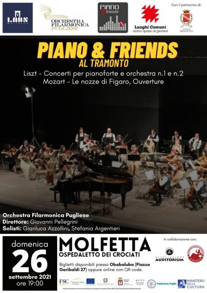 PIANO&FRIENDS al tramonto