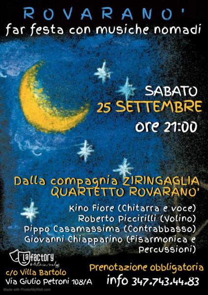 R O V A R A N Ò musiche nomadi