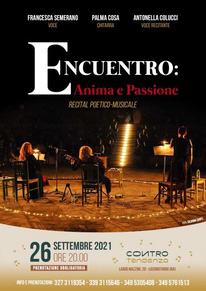 ENCUENTRO:  anima e passione