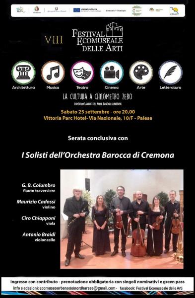 Festival Ecomuseale delle Arti - I Solisti dell'Orchestra Barocca di Cremona