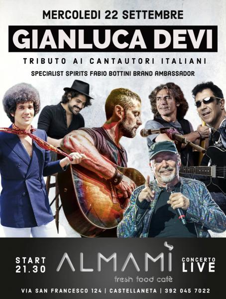 Gianluca Devi - Tributo ai Cantautori Italiani @ Castellaneta