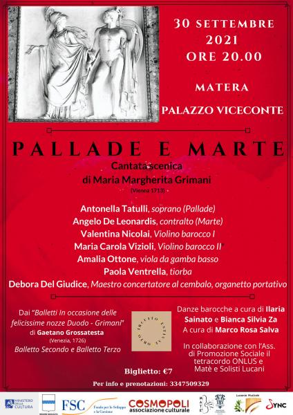 PALLADE E MARTE - Cantata Scenica di Maria Margherita Grimani