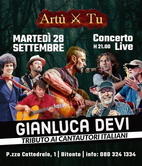 Gianluca Devi - Tributo ai Cantautori Italiani @ Bitonto