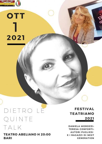 Dietro le quinte  talk : Con un libro sei lib(e)ro di...'