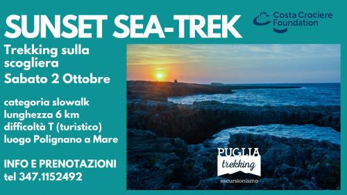 SUNSET SEA-TREK Trekking al tramonto sulla scogliera