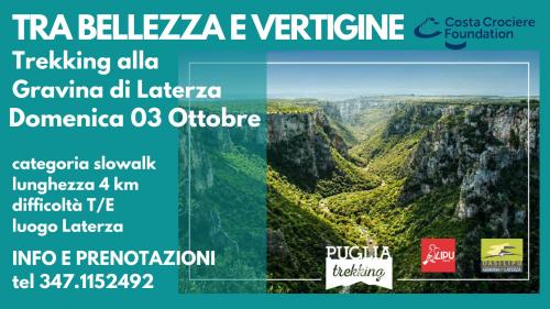 Trekking alla Gravina di Laterza TRA BELLEZZA E VERTIGINE