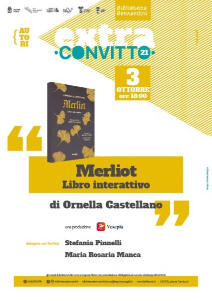 Presentazione di "Merliot" (Vesepia) di Ornella Castellano