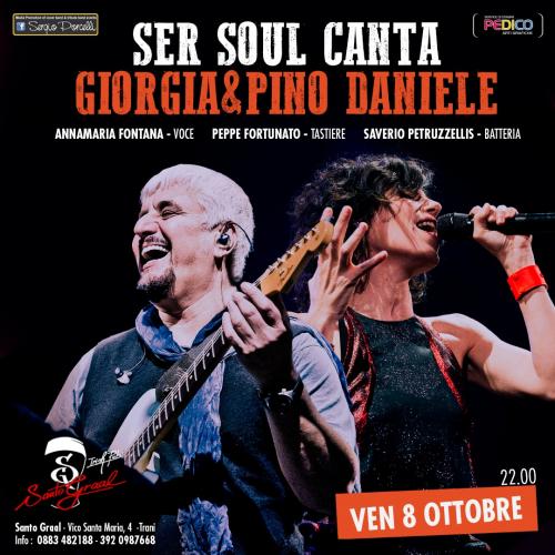 Ser Soul canta Giorgia&Pino Daniele a Trani Santo Graal
