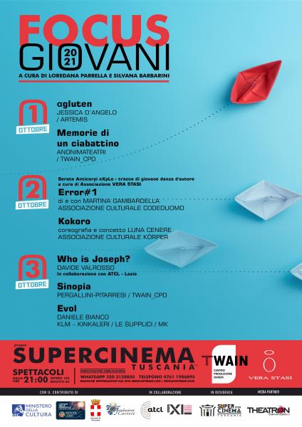 Focus Giovani 2021: sette giovani realtà artistiche under 35 in scena