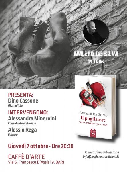 Al Caffè D'Arte di Bari Amleto De Silva presenta "Il pugilatore"
