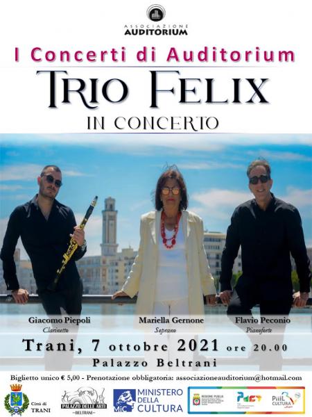 Il Trio Felix in concerto a Trani