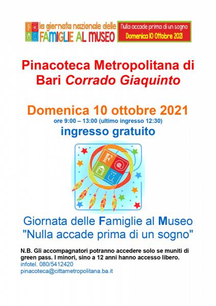 Pinacoteca di Bari, FaMu (Giornata Famiglie al Museo)