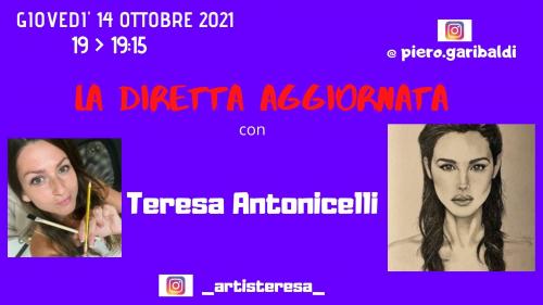 L'espressione ritrattista nel disegno di Teresa Antonicelli a "La Diretta Aggiornata"