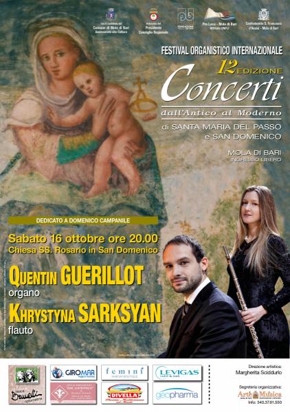 10° Concerto del Festival Organistico Internazionale "Santa Maria del Passo" e "San Domenico"