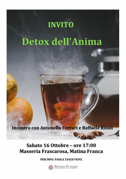 Incontro spirituale : Detox dell'anima
