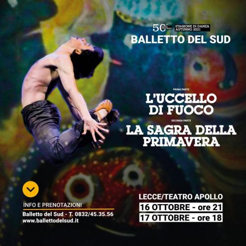 "Serata Stravinskij" si apre a LECCE la Stagione di Danza del Balletto del Sud