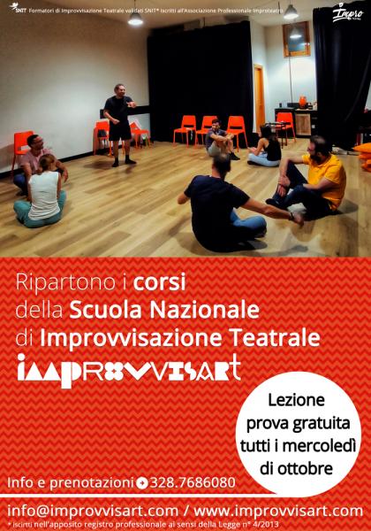 Lezioni di prova gratuite di Improvvisazione Teatrale a Lecce