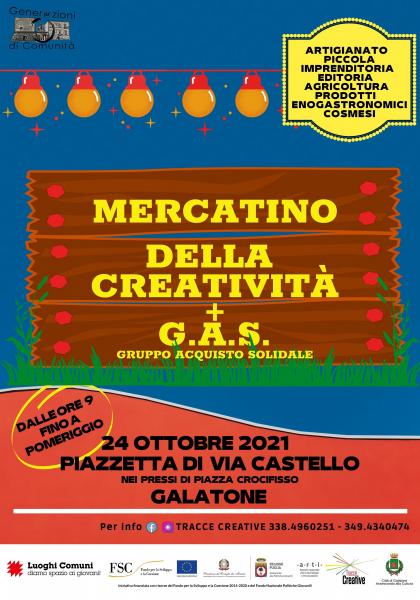 Mercatino della Creatività + G.A.S.