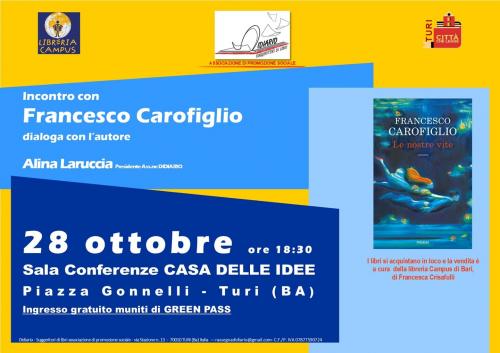Incontro con Francesco Carofiglio