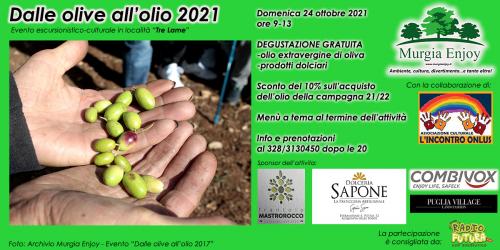 Dalle olive all'olio 2021