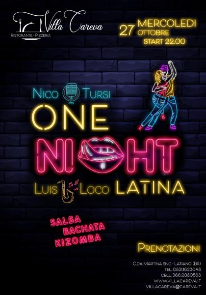 One Night Latina a Villa Careva