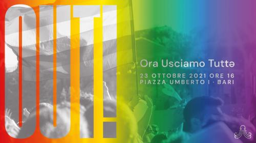 Evento Bari Pride: OUT! Ora Usciamo Tuttə