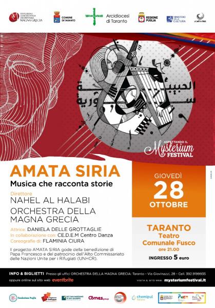 AMATA SIRIA - Musica che racconta storie, nell'ambito dell'evento "Aspettando il Mysterium Festival"