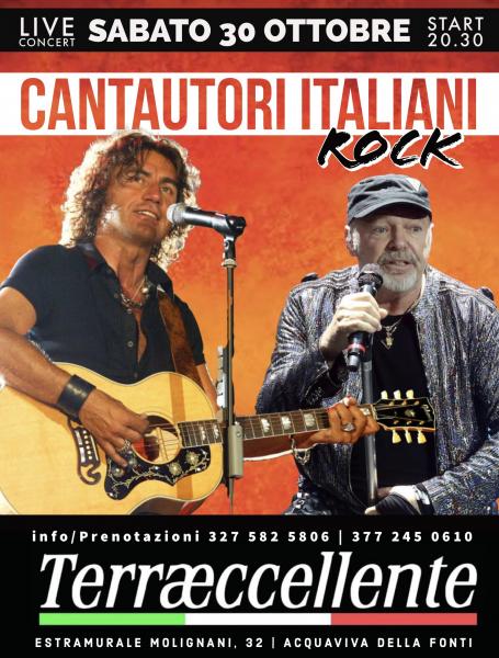 Tributo speciale ai Cantautori Italiani Rock! Con Gianluca Devi @ Acquaviva delle Fonti