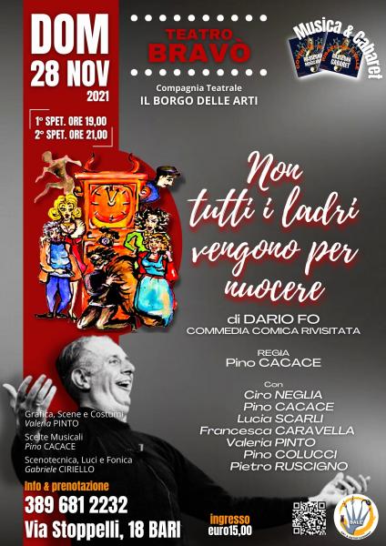 Non tutti i ladri vengono per nuocere di DARIO FO