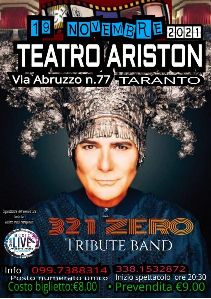 CONCERTO AL TEATRO ARISTON DEI 321 ZERO TRIBUTE BAND RENATO