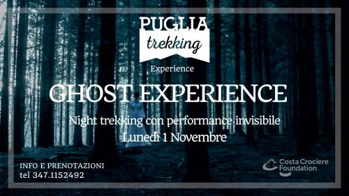 GHOST EXPERIENCE Trekking notturno con performance invisibile