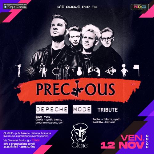 PRECIOUS - Depeche Mode Tribute live a Trani Cliquè