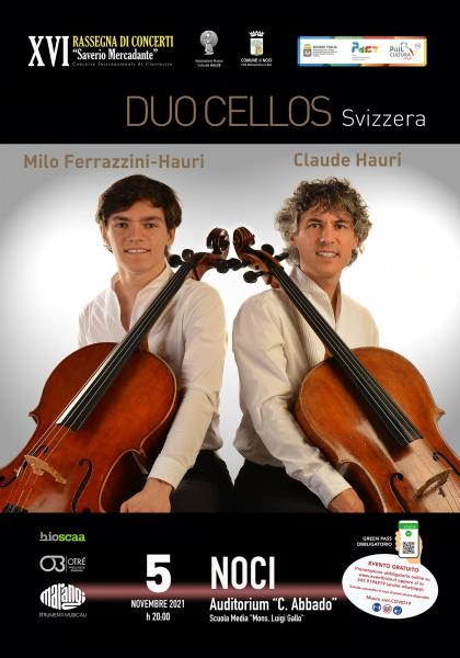 DUO CELLOS dalla Svizzera a Noci