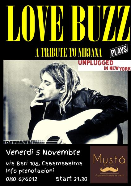 Love Buzz - A Tribute to Nirvana plays Unplugged in New York