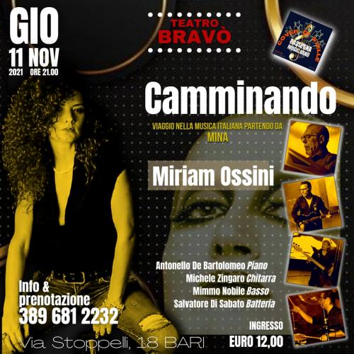 Speciale serata dedicata interamente alla Musica Italiana CAMMINANDO Viaggio nella musica Italiana
