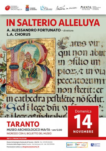 INCANTO AL MArTA III edizione - In Salterio Alleluya