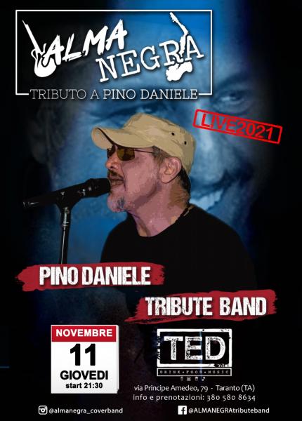 ALMANEGRA Pino Daniele Tribute Band al TED, Drink, Food, Music