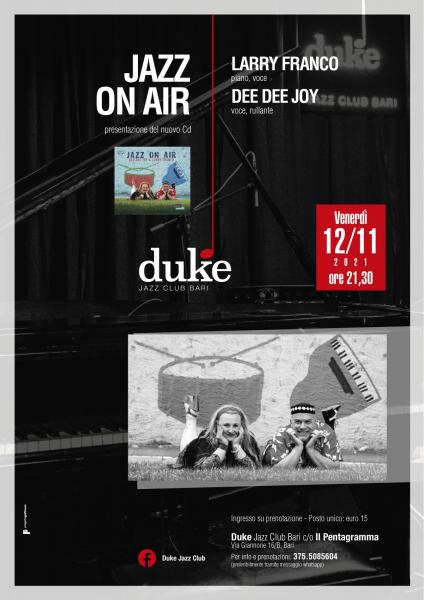 JAZZ ON AIR con Larry Franco e Dee Dee Joy