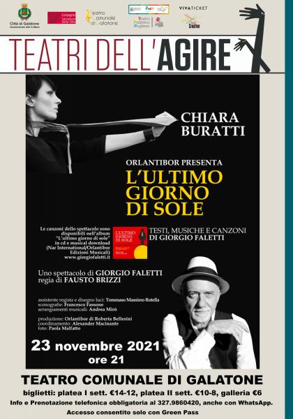 L’ULTIMO GIORNO DI SOLE di Giorgio Faletti