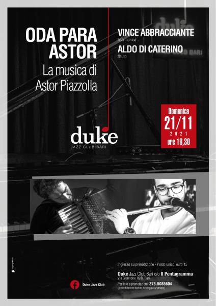 “Oda Para Astor - La musica di Astor Piazzolla”