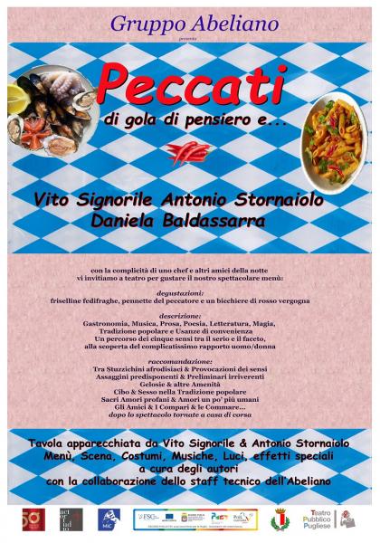 PECCATI con Antonio Stornaiolo, Vito Signorile e Daniela Baldassarra
