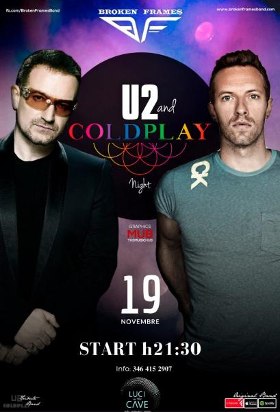 U2 & Coldplay Night by Broken Frames